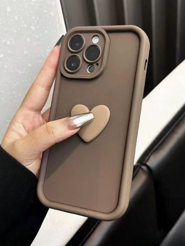 Funda Brown Heart para iPhone - Imagen 2